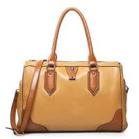 NUCELLE纽芝兰提拉米苏系列撞色锁扣两用包 321典雅杏