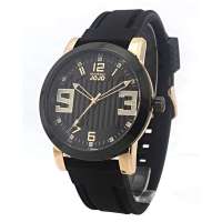 NATURALLY JOJO时尚休闲系列橡胶带50米防水运动男表JO96759-88F黑色