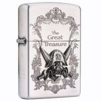 ZIPPO打火机  SC0704 加勒比海盗与藏宝图(限量号随机)-镀铬 36080