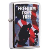 ZIPPO打火机  28336 自由的代价 镜面彩印