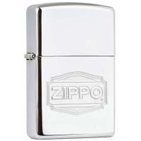 ZIPPO打火机  28187 zippo横标 镜面蚀刻
