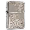 ZIPPO打火机 SC1948 龙争虎斗 熏黑镀铬