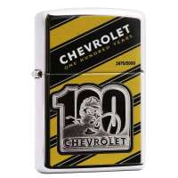 ZIPPO打火机  28191 雪佛龙100周年纪念版 镜面蚀刻彩印