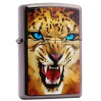 ZIPPO打火机  28276 豹子 黑冰彩印