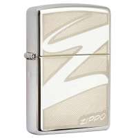 ZIPPO打火机  24461 风中ZIPPO商标