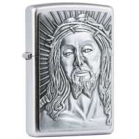 ZIPPO打火机  28125 耶稣 缎纱徽章