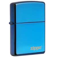 ZIPPO打火机  20446ZL 蓝冰标志