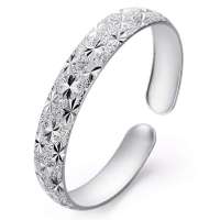 金叶珠宝千足银手镯满天星