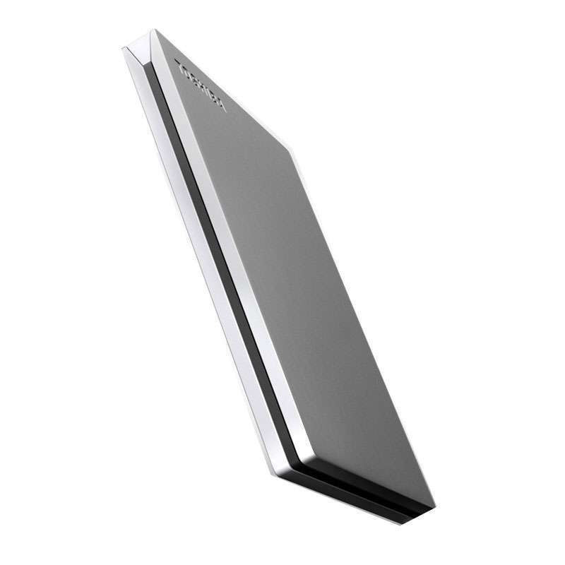 【赠硬盘包】东芝(TOSHIBA) 超薄移动硬盘(Canvio Slim) 500G 2.5英寸 USB3.0(银白)