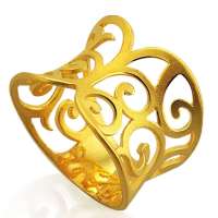 周生生 足金通花婚嫁戒指 15# 67897r (6.66克)