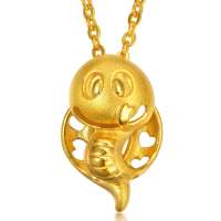 周生生 足金生肖蛇吊坠 83168p