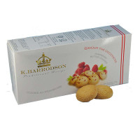 凯.哈罗森(K.HARRODSON) 奶油味曲奇饼干内含山莓 135g (马来西亚)