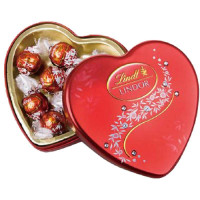 瑞士莲(Lindt) 软心牛奶巧克力 96g 8粒装心型礼盒(瑞士)