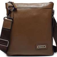 binger宾格未来系列纯色情侣风单肩包101061土耳其棕黄色