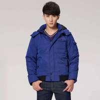 唐狮 男毛领装帽夹克棉衣11141106200161103(靛蓝S)