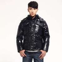 唐狮 男织带扣羽绒服11141107300190107(黑色XXL)