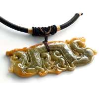 如水珠宝妇好玉佩复古怀旧龙凤佩1209F00042
