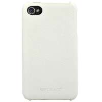 毕利格(BYLEAG)苹果附件iPhone4/iphone4s乳白色后背皮套(磨砂手感皮套)