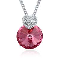 玛蒂迩珠宝 水晶饰品项链 采用进口奥地利水晶 糖果色 恋爱季节