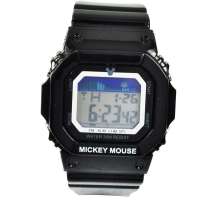 迪士尼Disney正版潜水系列LCD时尚多功能运动型儿童手表DS-126D
