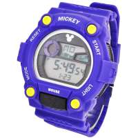 迪士尼Disney正版潜水系列LCD多功能运动型儿童手表DS-333D