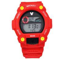 迪士尼Disney正版潜水系列LCD多功能运动型儿童手表DS-333F