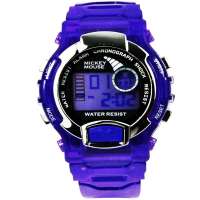 迪士尼Disney正版潜水系列LCD液晶独创米奇头闪烁设计运动型儿童手表DS-363C