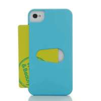 ESR iPhone 4/4S 带卡槽保护壳-蓝色