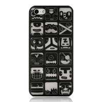 ESR iPhone 5 浮雕系列 表情帝-黑色