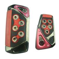 YCL億成隆 自动档时尚个性化汽车油门/刹车脚踏板YCL-842A(红色)