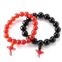 唯一(Winy)吉祥如意红绳天然玛瑙手链 情侣款 复古风 天然水晶B15 142SL67