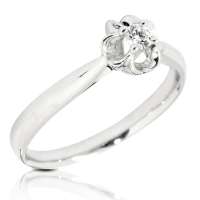 宝庆尚品 18k金四叶草钻石女戒424969002530