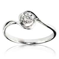 宝庆尚品 18k花蕊钻石女戒424970001700