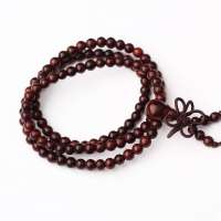 阿梵尼 小叶紫檀佛珠手链 108颗 4mm