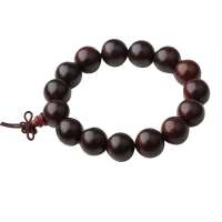 阿梵尼 大叶紫檀佛珠手串 15mm