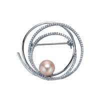 阿梵尼 爱的狂欢季 S925银珍珠胸针
