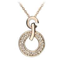 唯一(Winy)水晶项链 GO恋 时尚韩版女款 瑞士钻项链 金色 配礼盒 236XL3