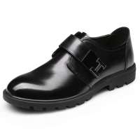 红蜻蜓商务休闲金属扣男单鞋WTA31331黑色43码