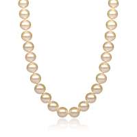 潮宏基正品 无暇之韵 S925银扣淡水珍珠项链