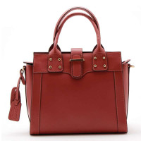 伊斯泰德Eastide 夕阳红色时尚商务通勤包E4904