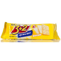 康师傅3+2苏打夹心饼干香浓奶油味（125g*24袋)