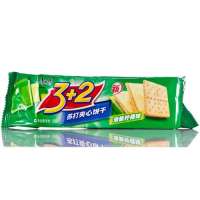 康师傅3+2苏打夹心饼干清新柠檬味（125g*24袋)
