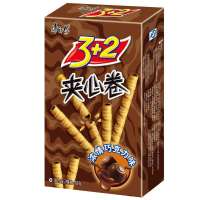 康师傅3+2夹心卷浓情巧克力味(55g*24盒)(整箱)