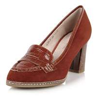 四季风 2013新款羊猄拼接牛皮真皮缝线英伦OL高跟尖头单鞋女2L183 橙 35