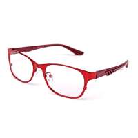 Mind Bridge 高档板材防辐射眼镜平光镜电脑护目镜3567 红色