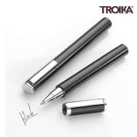 德国 拓意卡(TROIKA) 时尚商务礼品签字笔套盒PEN系列 炫酷经典纯黑金属商务签字笔 PEN84/BK