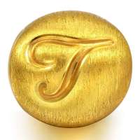 周生生 黄金(足金)Charme幸运珠-字母T 82425p20