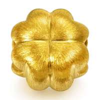 周生生 黄金(足金)Charme串珠系列四叶草转运珠 81323p