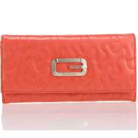CROCODILE(鳄鱼恤) 新款韩版女式真皮钱包16217032粉红色