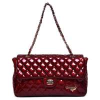 CROCODILE(鳄鱼恤)新款深浅渐变色菱形纹车线单肩女式包12111039-04 